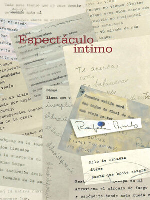 cover image of Espectaculo Intimo